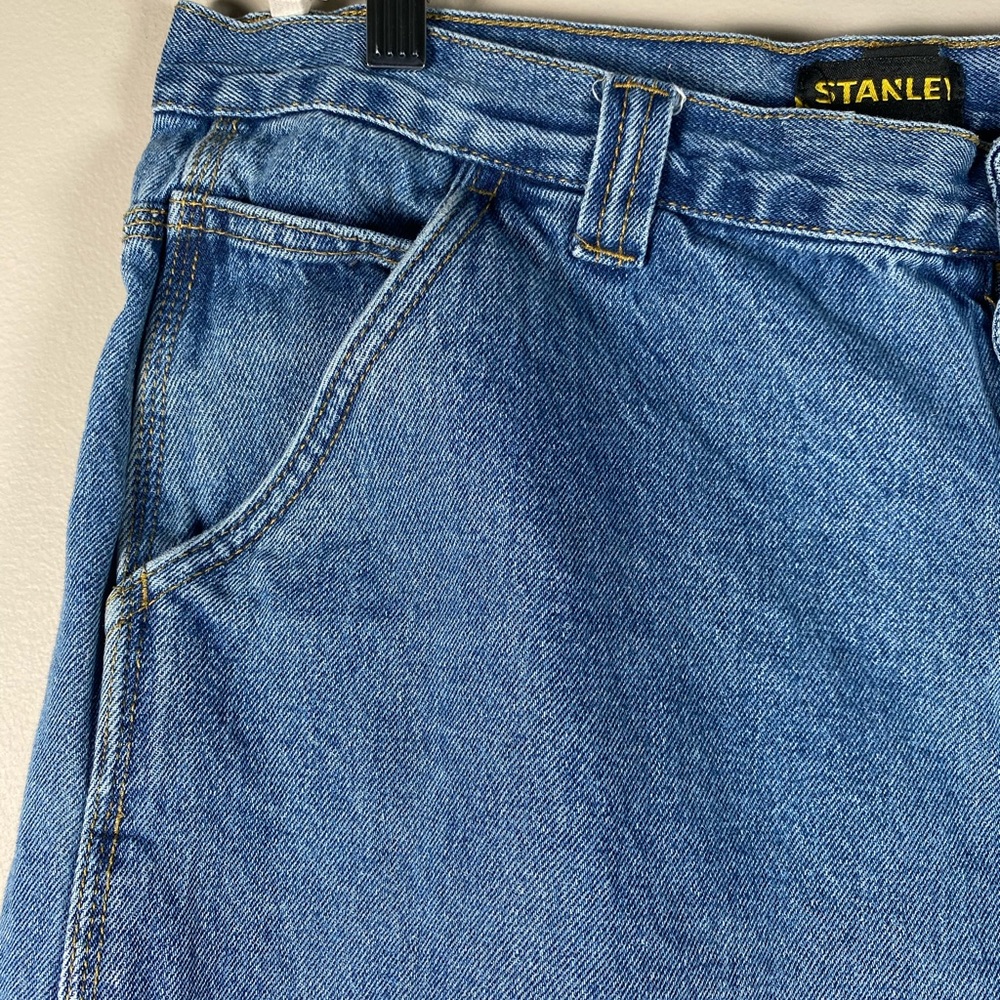 STANLEY Men’s Cotton Blue Jean Shorts size 36 - Picture 2 of 6